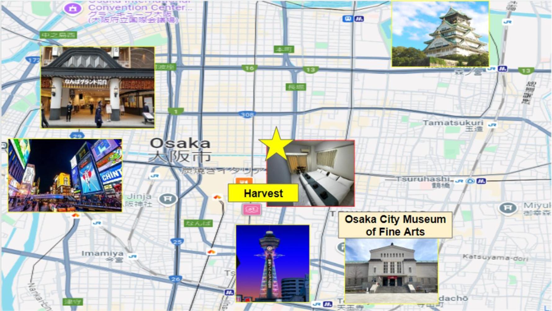 ハーベスト夕陽丘 Daire Osaka Dış mekan fotoğraf
